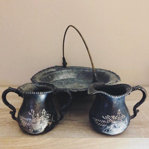 1960's Victorian Style Tea Set - Picture 1 of 3